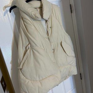 Boohoo Womens Cream Gilet